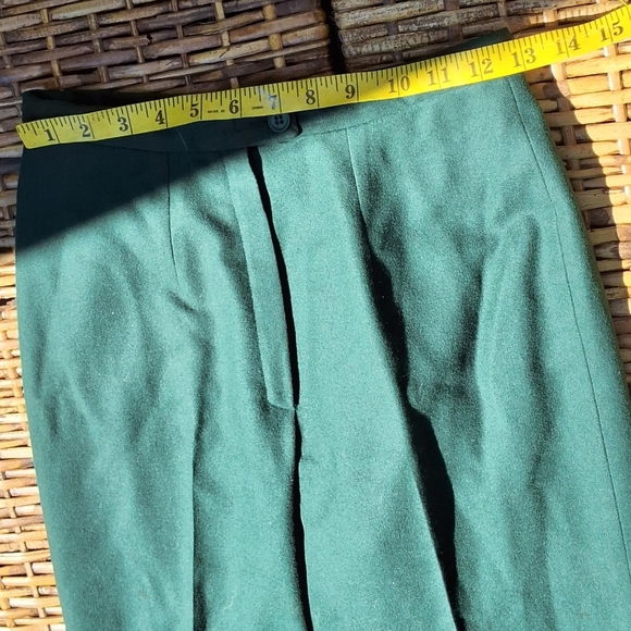 Pendleton Vintage Deep Green Wool Lined Trousers 6 - Picture 9 of 15